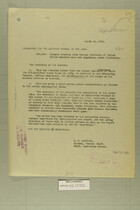 Combined Correspondence Discussing Various Border Administrative Matters, March 16 and 18, 1920