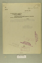 Memos from Baker to the Honorable Thomas E. Campbell; and from Henry Jervey to the Adjutant General, June 9, 1920