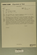 Telegram from C. Douglas Dillon to Secretary of State, April 1, 1954