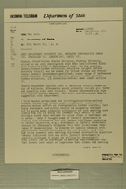 Telegram from Francis H. Russell in Tel Aviv to Secretary of State, March 29, 1954