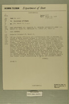 Telegram from Francis H. Russell to Secretary of State, March 15, 1954