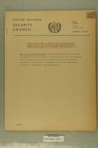 Report by the Chief of Staff of the Truce Supervision Organization to the Security Council Pursuant to the Council's Resolution of 24 November 1953