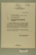 Report to the Security Council from the Chief of Staff of the Truce Supervision Organization, February 1954