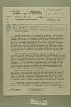 Foreign Service Despatch from AmEmbassy, Tel Aviv re: Border Situation, December 1, 1954
