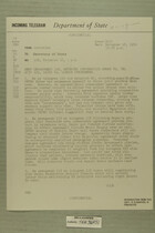Telegram No. 126 from William E. Cole Jr. in Jerusalem to Secretary of State, Nov. 18, 1954