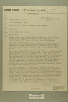 Telegram from U.S. Army Attache to Secretary of State, Sept. 15, 1954