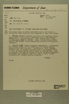 Telegram from Francis H. Russell in Tel Aviv to Secretary of State, July 20, 1954