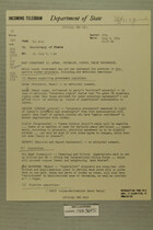 Telegram from Francis H. Russell in Tel Aviv to Secretary of State, July 9, 1954