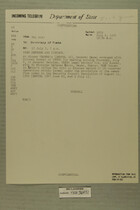 Telegram from Francis H. Russell in Tel Aviv to Secretary of State, July 3, 1954