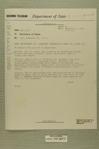 Telegram from Ivan B. White in Tel Aviv to Secretary of State, Nov 30, 1955
