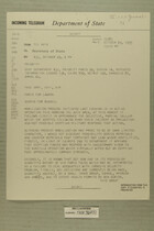 Telegram from Ivan B. White in Tel Aviv to Secretary of State, Oct. 29, 1955
