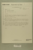 Telegram from Ivan B. White in Tel Aviv to Secretary of State, Oct. 28, 1955