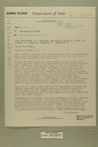 Telegram from Ivan B. White in Tel Aviv to Secretary of State, Oct. 27, 1955