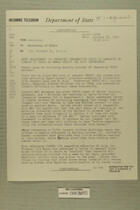 Telegram from William E. Cole, Jr. in Jerusalem to Secretary of State, Oct. 25, 1955