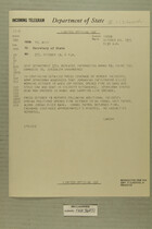 Telegram from Edward B. Lawson in Tel Aviv to Secretary of State, Oct. 19, 1955