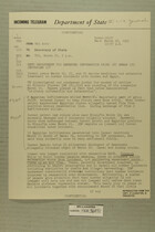 Telegram from Edward B. Lawson in Tel Aviv to Secretary of State, March 22, 1955