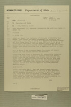 Telegram from William E. Cole, Jr. in Jerusalem to Secretary of State, March 9, 1955