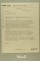 Telegram from William E. Cole, Jr. in Jerusalem to Secretary of State, May 14, 1956