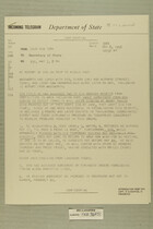 Telegram Henry Cabot Lodge, Jr. from USUN New York to Secretary of State, May 7, 1956