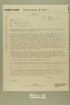 Telegram from Ivan B. White in Tel Aviv to Secretary of State, April 25, 1956