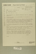 Telegram from Edward B. Lawson in Tel Aviv to Secretary of State, April 15, 1956