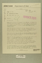 Telegram from Henry Cabot Lodge, Jr. in New York to Secretary of State, April 12, 1956