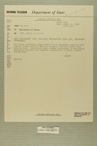 Telegram from Edward B. Lawson in Tel Aviv to Secretary of State, April 11, 1956