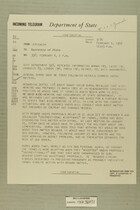 Telegram from William E. Cole, Jr. in Jerusalem to Secretary of State, February 6, 1956
