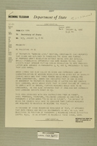 Telegram from Henry Cabot Lodge, Jr. in New York to Secretary of State, January 9, 1956
