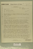 Telegram from William E. Cole, Jr. in Jerusalem to Secretary of State, December 22, 1956