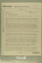 Telegram from Edward B. Lawson in Tel Aviv to Secretary of State, November 19, 1956