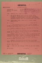 Confidential Message fro USARMA Tel Aviv Israel, SGD Query, to ASCI DEPTAR Wash DC et al, September 13, 1956