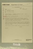 Telegram from John Sabini in Jerusalem to Secretary of State, July 9, 1956