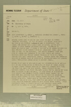 Telegram from Edward B. Lawson in Tel Aviv to Secretary of State, July 2, 1956