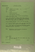 Message from USARMA Tel Aviv Israel to DEPTAR Wash DC, April 19, 1957