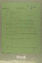 Message from USARMA Tel Aviv Israel to DEPTAR Wash DC, April 15, 1957