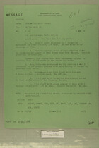 Message from USARMA Tel Aviv Israel to DEPTAR Washington DC, March 5, 1957