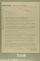 Telegram from Edward B. Lawson in Tel Aviv to Department of State, March 5, 1957