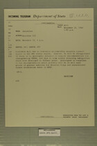 Telegram from William L. Hamilton, Jr. in Jerusalem to Department of State, December 12, 1963