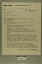 Telegram from William L. Hamilton, Jr. in Jerusalem to Secretary of State, December 6, 1963