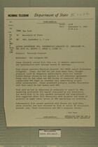 Telegram from Francis T. P. Plimpton in New York to Secretary of State, September 4, 1963