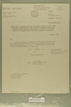 Letter dated 3 November 1951 From the Chief of Staff of the Truce Supervision Organization to the Secretary-General Transmitting a Report on the Decisions Made During the Period 17 February 1951 to 31 October 1951 by the Mixed Armistice Commissions