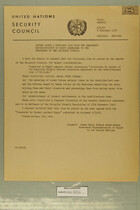Letter Dated 3 February 1954 From the Permanent Representative of Egypt Addressed to the President of the Security Council