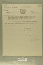 Letter Dated 30 October 1952 From the Chief of Staff of the Truce Supervision Organization to the Secretary-General Transmitting a Report on the Decisions Made During the Period 1 November 1951 to 30 October 1952 by the Mixed Armistice Commissions
