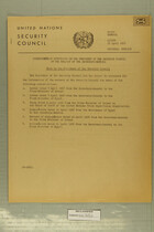 Communications Circulated by the President of the Security Council at the Request of the Secretary-General, 12 April, 1956