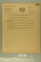 Communications Circulated by the President of the Security Council at the Request of the Secretary-General, 16 April 1956