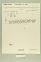 Airgram from AmEmbassy Tel Aviv to Secretary of State, August 19, 1960