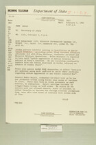 Telegram from Sheldon T. Mills in Amman to Secretary of State, February 4, 1960