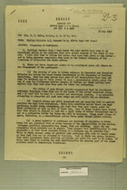 Company 'D' Document re: Disarming Partisans, May 19, 1945