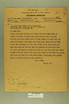Memo from Four Corps, Undated
